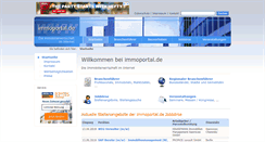 Desktop Screenshot of immoportal.de